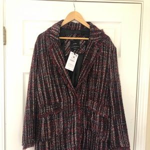 Tweed coat - Bershka